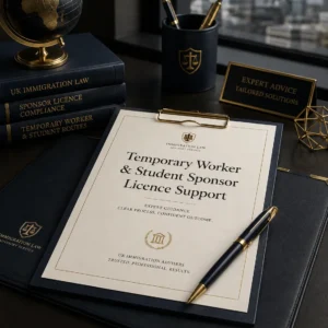 Temporary Worker and Student Sponsor Licence