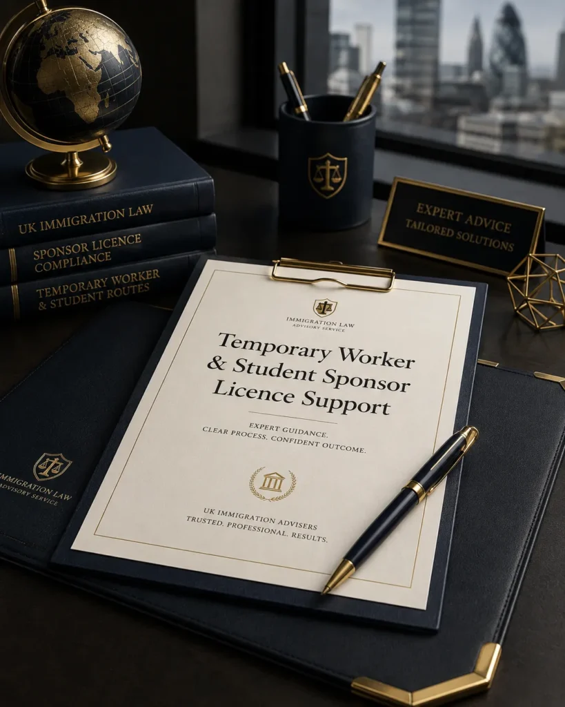 Temporary Worker and Student Sponsor Licence