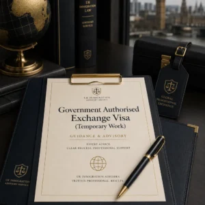 Government Authorised Exchange Visa (Temporary Work)